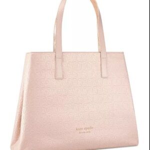Kate Spade Blush Embossed Tote